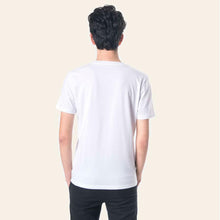 Load image into Gallery viewer, Bisiklet Yaka Tişört - Beyaz