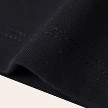 Load image into Gallery viewer, Bisiklet Yaka Tişört - Siyah