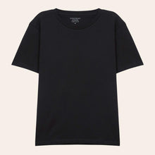 Load image into Gallery viewer, Bisiklet Yaka Tişört - Siyah