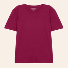 Load image into Gallery viewer, Bisiklet Yaka Tişört - Bordo