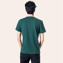 Load image into Gallery viewer, Bisiklet Yaka Tişört - Ördekbaşı Yeşili