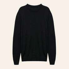 Load image into Gallery viewer, Pamuk Kaşmir Triko - Siyah