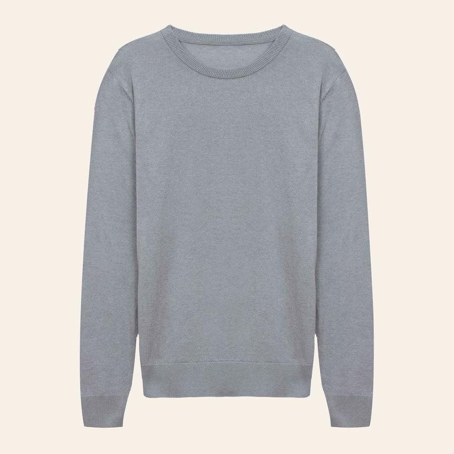 Pamuk Kaşmir Triko - Gri