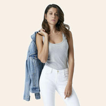 Load image into Gallery viewer, Likralı Atlet - Gri Melanj