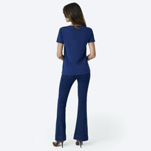 Load image into Gallery viewer, Derin V Tişört - Mürekkep Mavisi