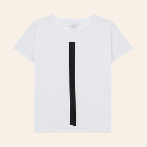 Çizgi Baskılı Tişört