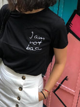 Load image into Gallery viewer, El Yazılı Logo Tişört - Siyah