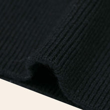 Load image into Gallery viewer, Pamuk Kaşmir Triko - Siyah