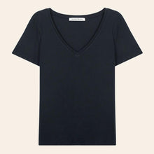 Load image into Gallery viewer, Derin V Tişört - Lacivert