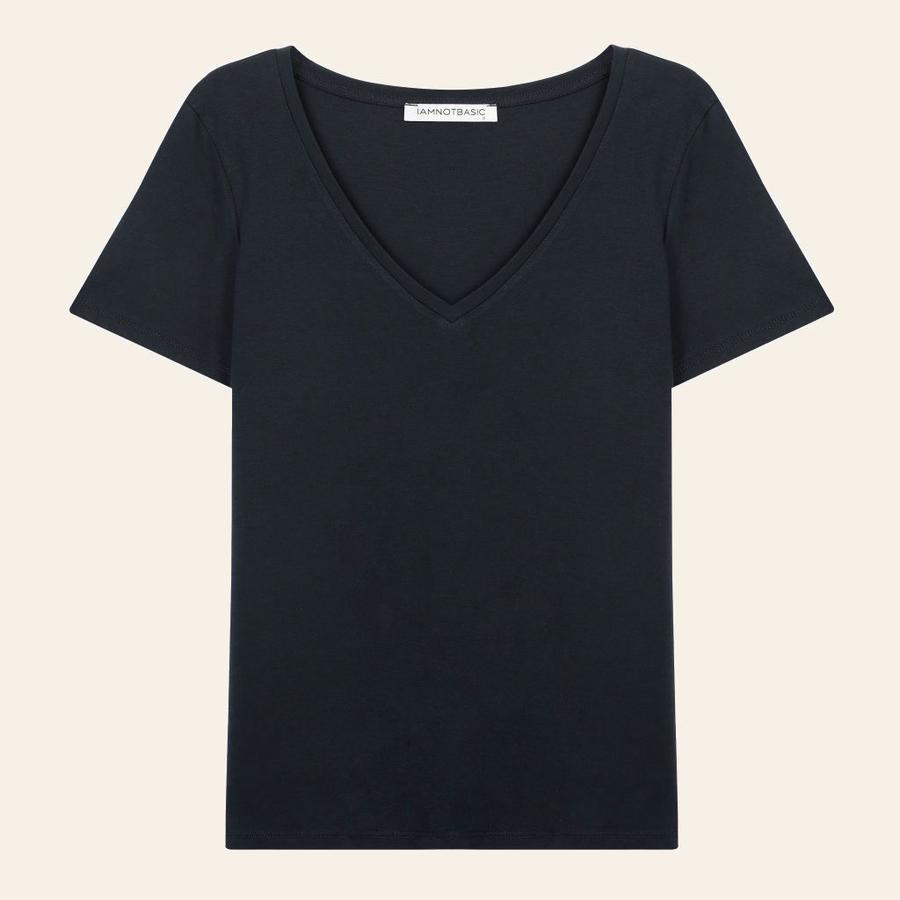 Derin V Tişört - Lacivert