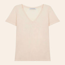 Load image into Gallery viewer, Derin V Tişört - Uçuk Pembe