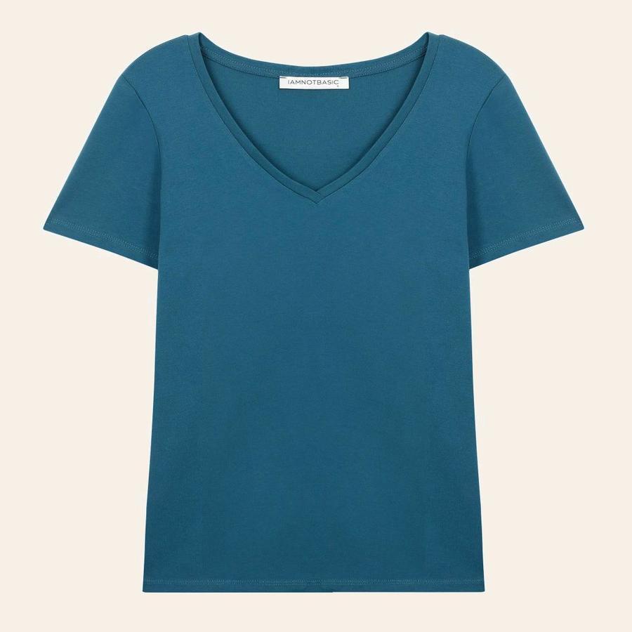 Derin V Tişört - Petrol